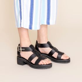 SANDALIA HUSH PUPPIES RUDY NEGRO PARA NIÑA