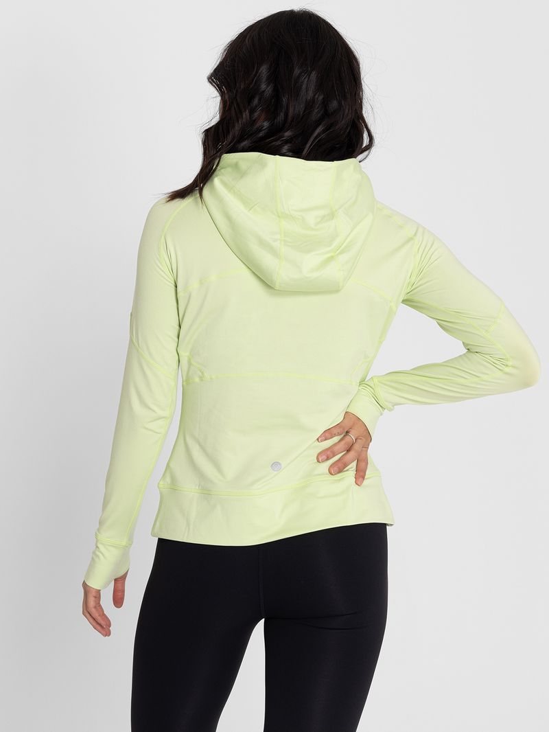 Hoodie-Para-Mujer--Half-Zipper-Verde-Bsoul
