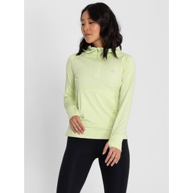 POLERA BSOUL  HALF ZIPPER VERDE PARA MUJER