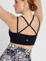 Bra-Para-Mujer-Deportivo-Lisa-Negro-Bsoul