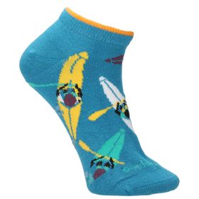 CALCETÍN HUSH PUPPIES ALGODÓN SPANDEX  PED KAYAK AZUL PARA NIÑO