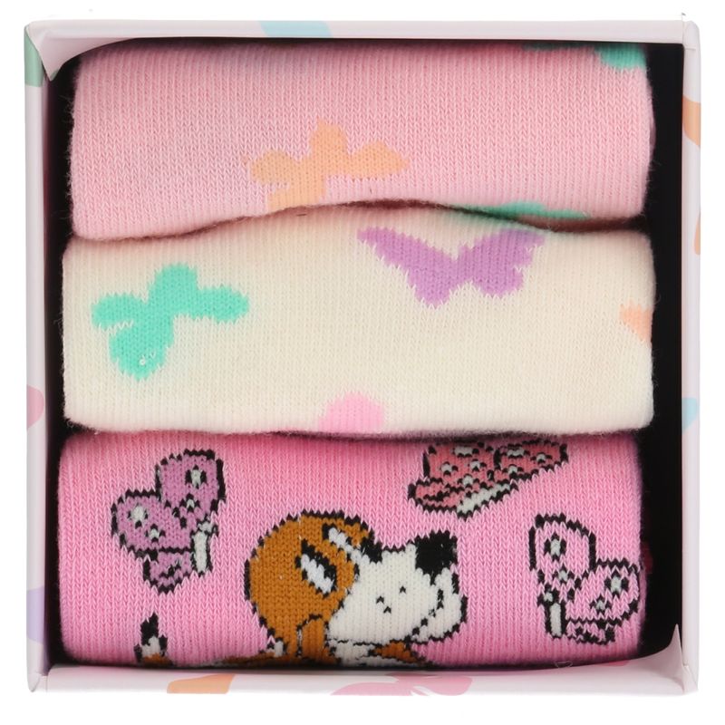 Calcetin-Para-Niña-Algodon---Spandex-Pack-Gift-Butte-Multicolor-Hush-Puppies