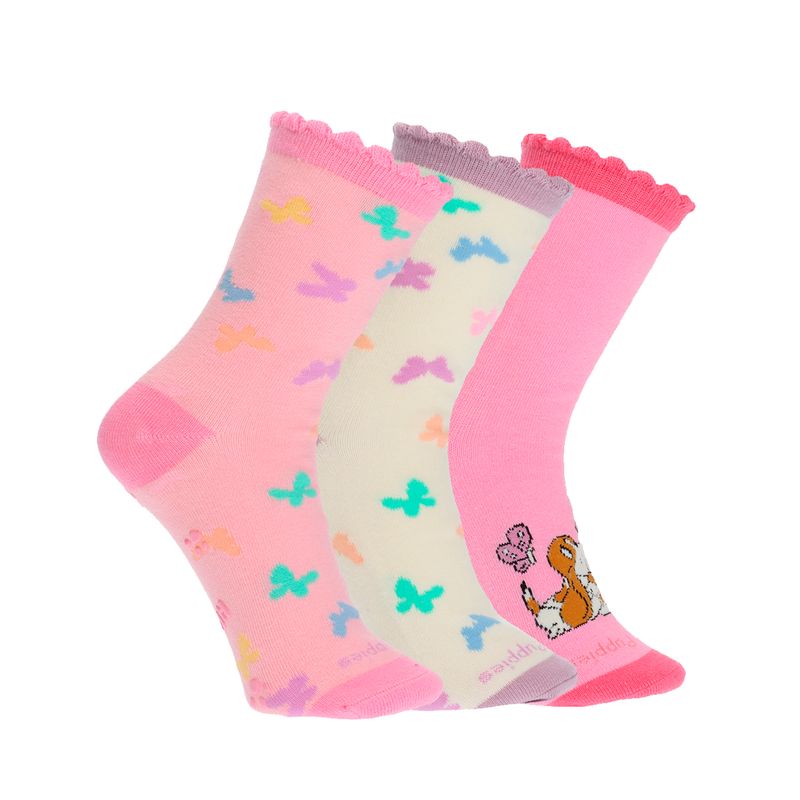 Calcetin-Para-Niña-Algodon---Spandex-Pack-Gift-Butte-Multicolor-Hush-Puppies