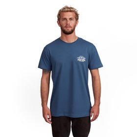 POLO BÁSICO BILLABONG MANGA CORTA PICO ALTO AZUL PARA HOMBRE