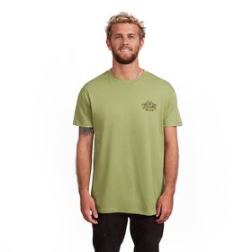 POLO BÁSICO BILLABONG MANGA CORTA PICO ALTO VERDE PARA HOMBRE