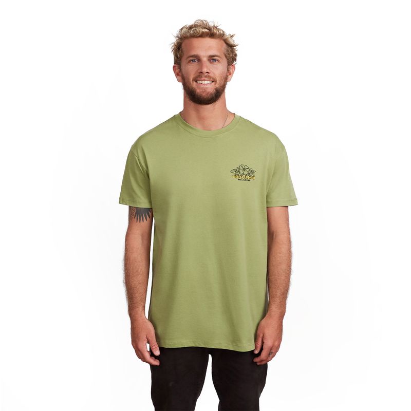 Polo-Basico-Para-Hombre-Manga-Corta-Pico-Alto-Verde-Billabong