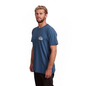 POLO BÁSICO BILLABONG MANGA CORTA PICO ALTO AZUL PARA HOMBRE