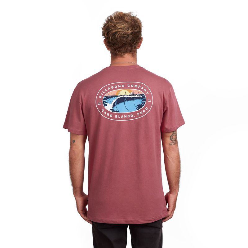 Polo-Basico-Para-Hombre-Manga-Corta-Cabo-Blanco-Rosado-Billabong
