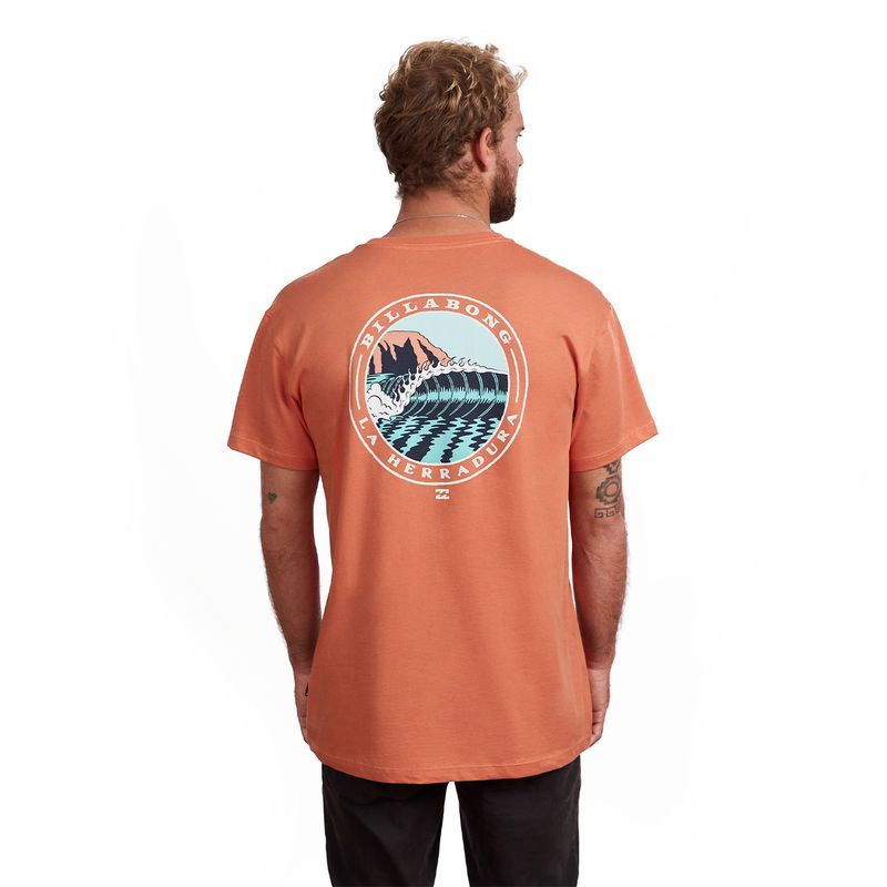 Polo-Basico-Para-Hombre-Manga-Corta-La-Herradura-Coral-Billabong