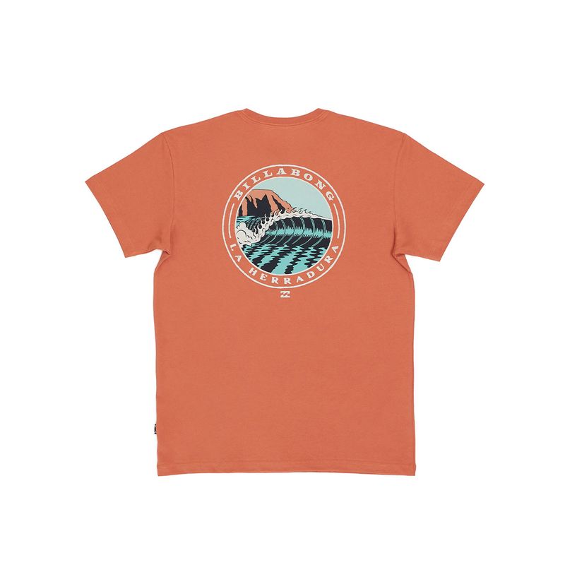 Polo-Basico-Para-Hombre-Manga-Corta-La-Herradura-Coral-Billabong