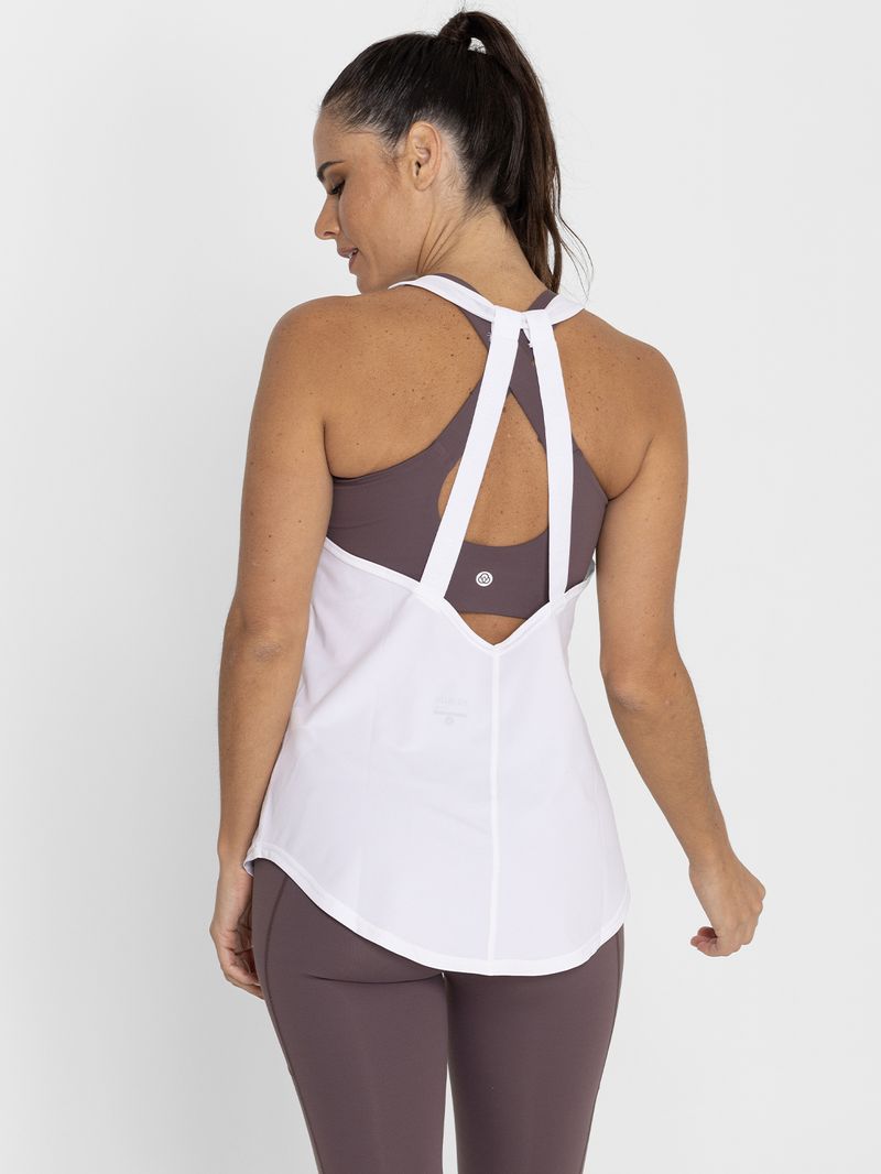 Polo-Sin-Mangas-Para-Mujer--Training-Tank-Blanco-Bsoul