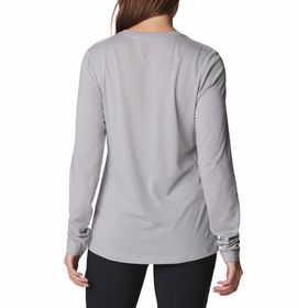 POLO PARA MUJER MANGA LARGA HIDDEN HAVEN GRIS COLUMBIA