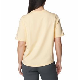 POLO PARA MUJER MANGA CORTA NORTH CASCADES AMARILLO COLUMBIA