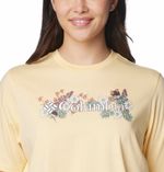 Polo-Para-Mujer-Manga-Corta-North-Cascades™-Amarillo-Columbia