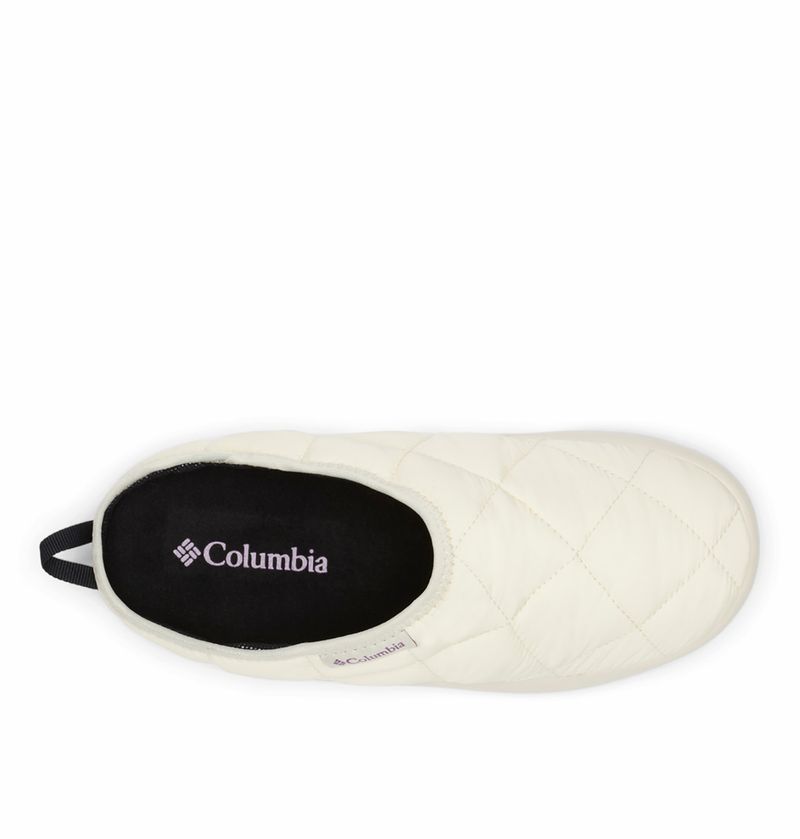 Pantufla-Para-Mujer--Omni-Heat™-Lazy-Bend™-Camper-Blanco-Columbia