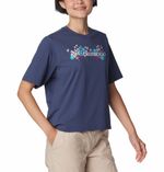 Polo-Para-Mujer-Manga-Corta-North-Cascades™-Azul-Columbia