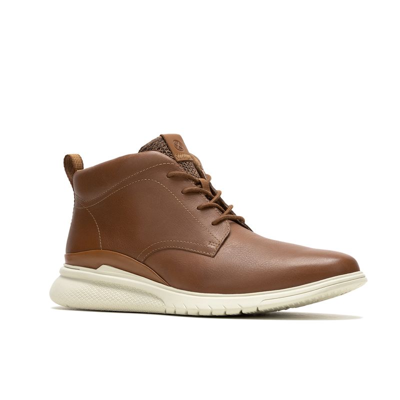 Botin-Para-Hombre-Cuero-Poliester-Advance-Chukka-Marron-Hush-Puppies