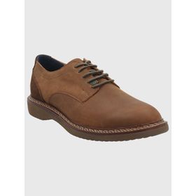 Zapato Para Hombre Cuero Mambo Café Hush Puppies