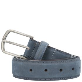 CORREA HUSH PUPPIES CUERO ARANJUEZ AZUL PARA HOMBRE
