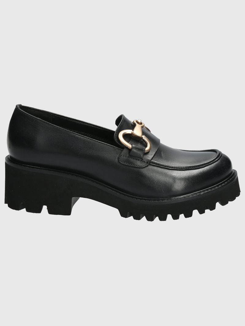 Mocasin-Para-Mujer-Cuero-Lani-Negro-Hush-Puppies