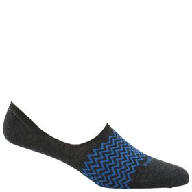 MEDIA HUSH PUPPIES ALGODÓN/SPANDEX I24H INV ZIGZAG GRIS PARA HOMBRE