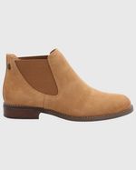 Botin-Para-Mujer-Cuero-Poliester-Clifton-Marron-Hush-Puppies