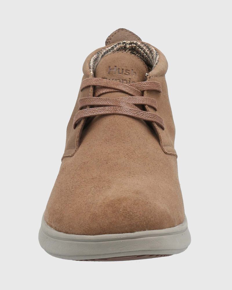 Botin-Para-Hombre-Cuero-Rudder-Marron-Hush-Puppies