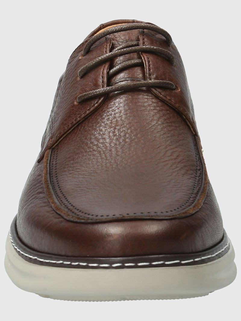Zapato-Para-Hombre-Cuero-Max-G-Marron-Hush-Puppies