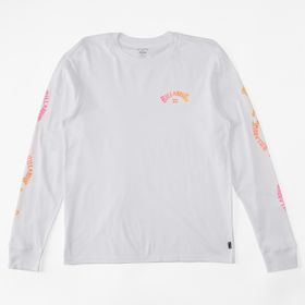 POLO PARA NIÑO MANGA LARGA SNAKING ARCHES BLANCO BILLABONG