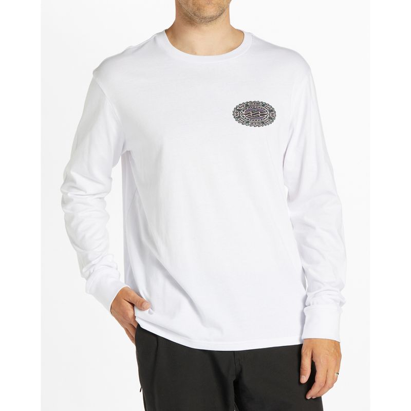 Polo-Para-Hombre-Manga-Larga-Crayon-Wave-Blanco-Billabong