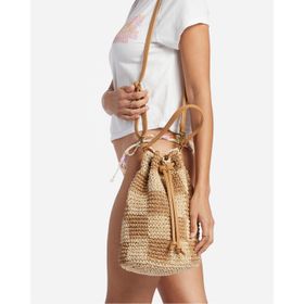 BOLSO BILLABONG PAPEL TRAVEL MORE STRAW BAG BEIGE PARA MUJER