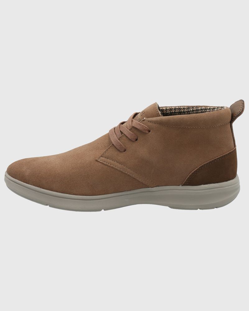 Botin-Para-Hombre-Cuero-Rudder-Marron-Hush-Puppies