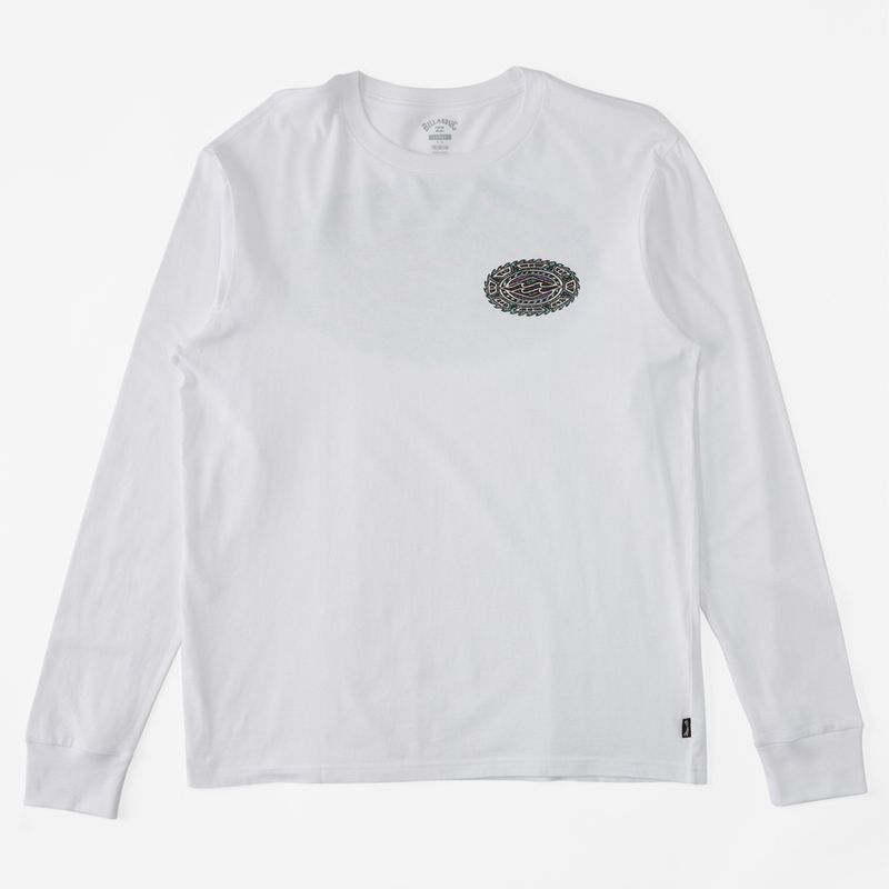 Polo-Para-Hombre-Manga-Larga-Crayon-Wave-Blanco-Billabong