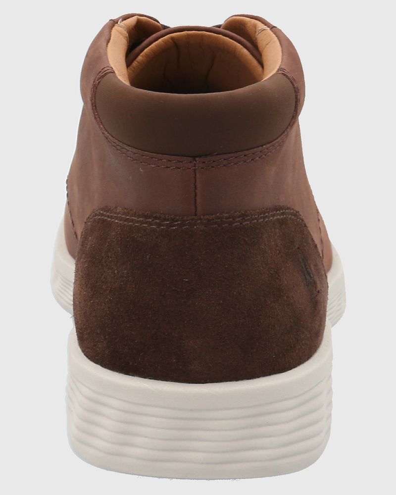 Botin-Para-Hombre-Cuero-Nylon-Spinal-City-Marron-Hush-Puppies