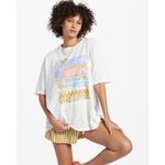 Polo-Para-Mujer-Manga-Corta-Wake-Up-And-Stoke-Blanco-Billabong