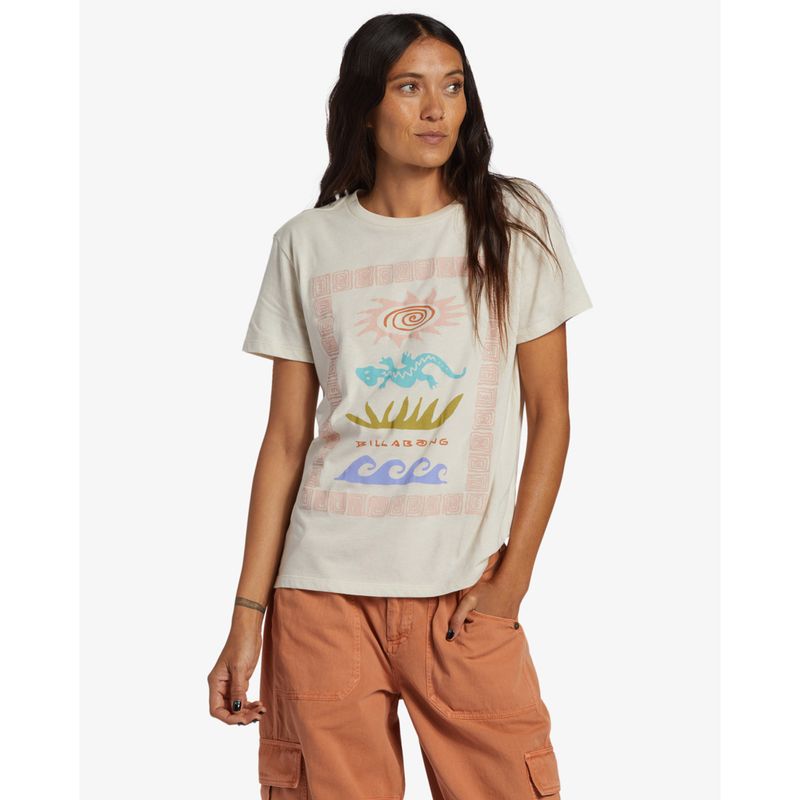 Polo-Para-Mujer-Manga-Corta-A-Div-Blanco-Billabong