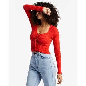 BLUSA PARA MUJER  JUST A FLIRT ROJO BILLABONG