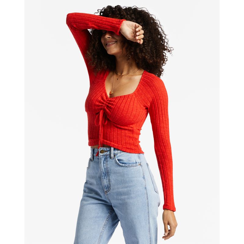 Blusa-Para-Mujer--Just-A-Flirt-Rojo-Billabong