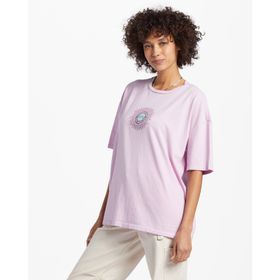 POLO PARA MUJER MANGA CORTA STOKED ALL DAY MORADO BILLABONG