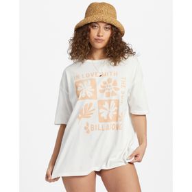 POLO PARA MUJER MANGA CORTA IN LOVE WITH THE SUN BLANCO BILLABONG