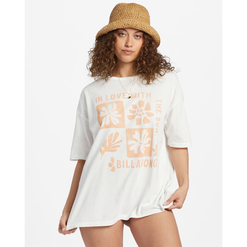 Polo-Para-Mujer-Manga-Corta-In-Love-With-The-Sun-Blanco-Billabong