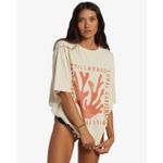 Polo-Para-Mujer-Manga-Corta-True-Boy-Coral-Gardener-Blanco-Billabong