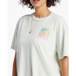 Polo-Para-Mujer-Manga-Corta-Hello-Sun-Verde-Billabong