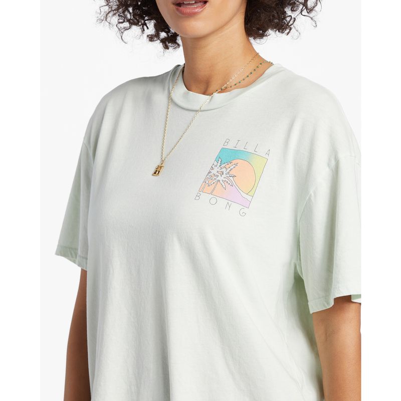 Polo-Para-Mujer-Manga-Corta-Hello-Sun-Verde-Billabong