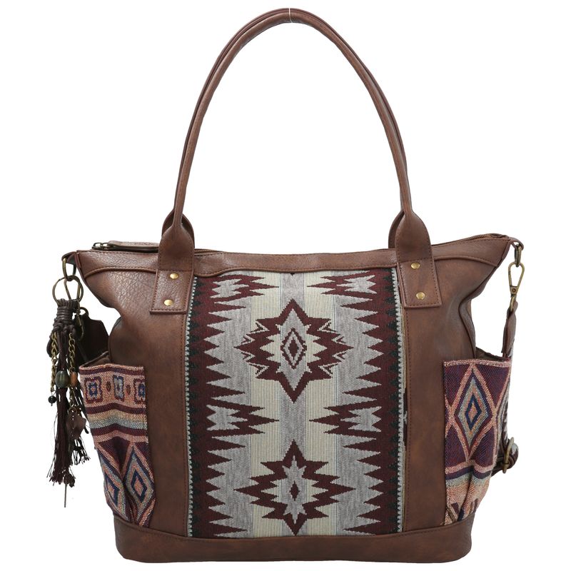 Cartera-Para-Mujer-Textil-Lorenza-Tote-Marron-Rockford