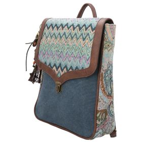 CARTERA ROCKFORD TEXTIL ALESIA BACKBAG AZUL PARA MUJER