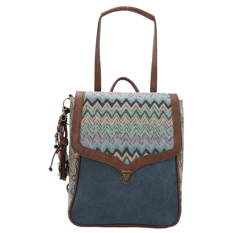 Cartera-Para-Mujer-Textil-Alesia-Backbag-Azul-Rockford