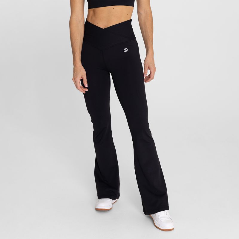Legging-Para-Mujer--Flared-Negro-Bsoul