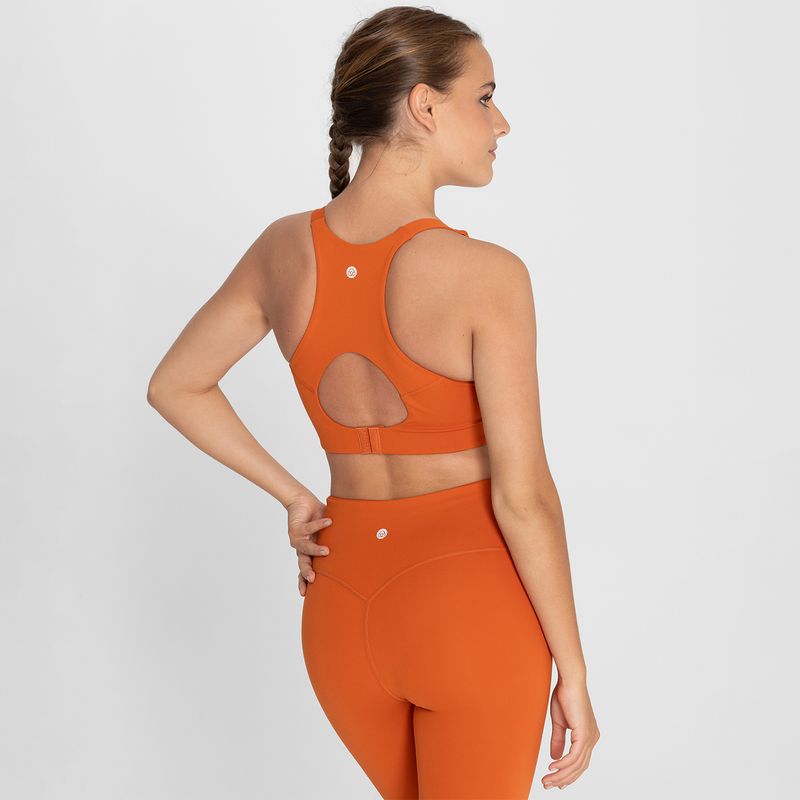 Bra-Para-Mujer-Deportivo-Isi-Naranja-Bsoul