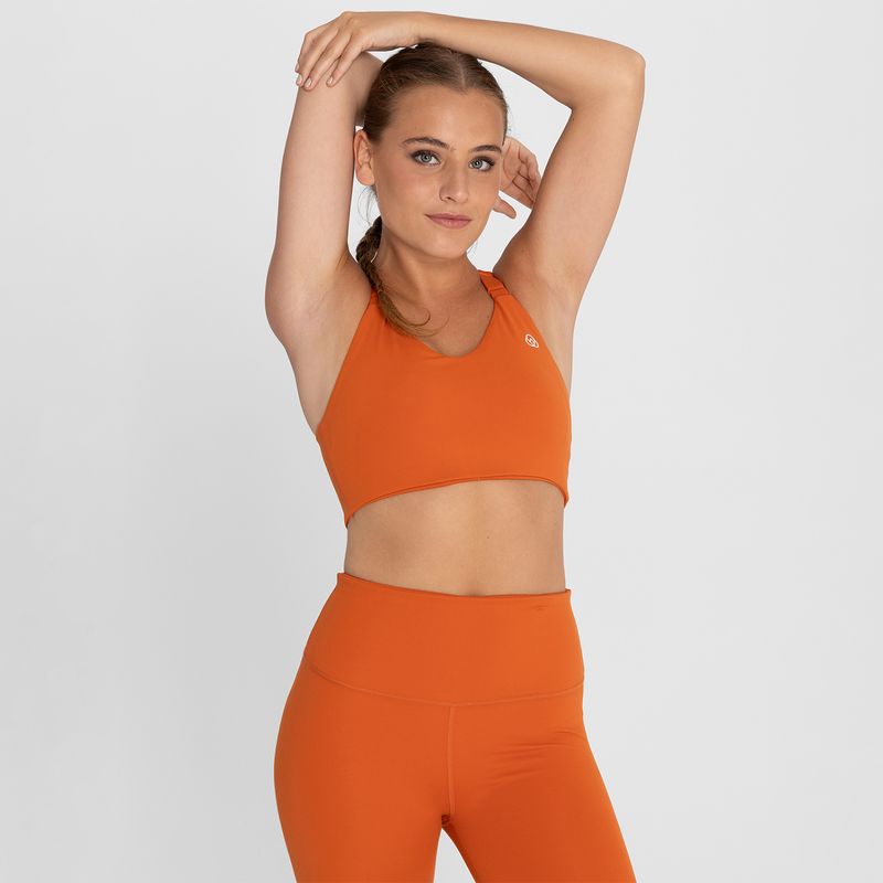 Bra-Para-Mujer-Deportivo-Isi-Naranja-Bsoul